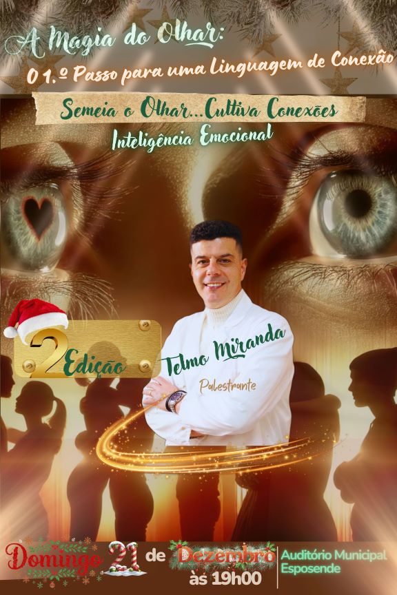 WORKSHOP - A MAGIA DO OLHAR: 1 PASSO PARA UMA LIGUAGEM DE CONEXO