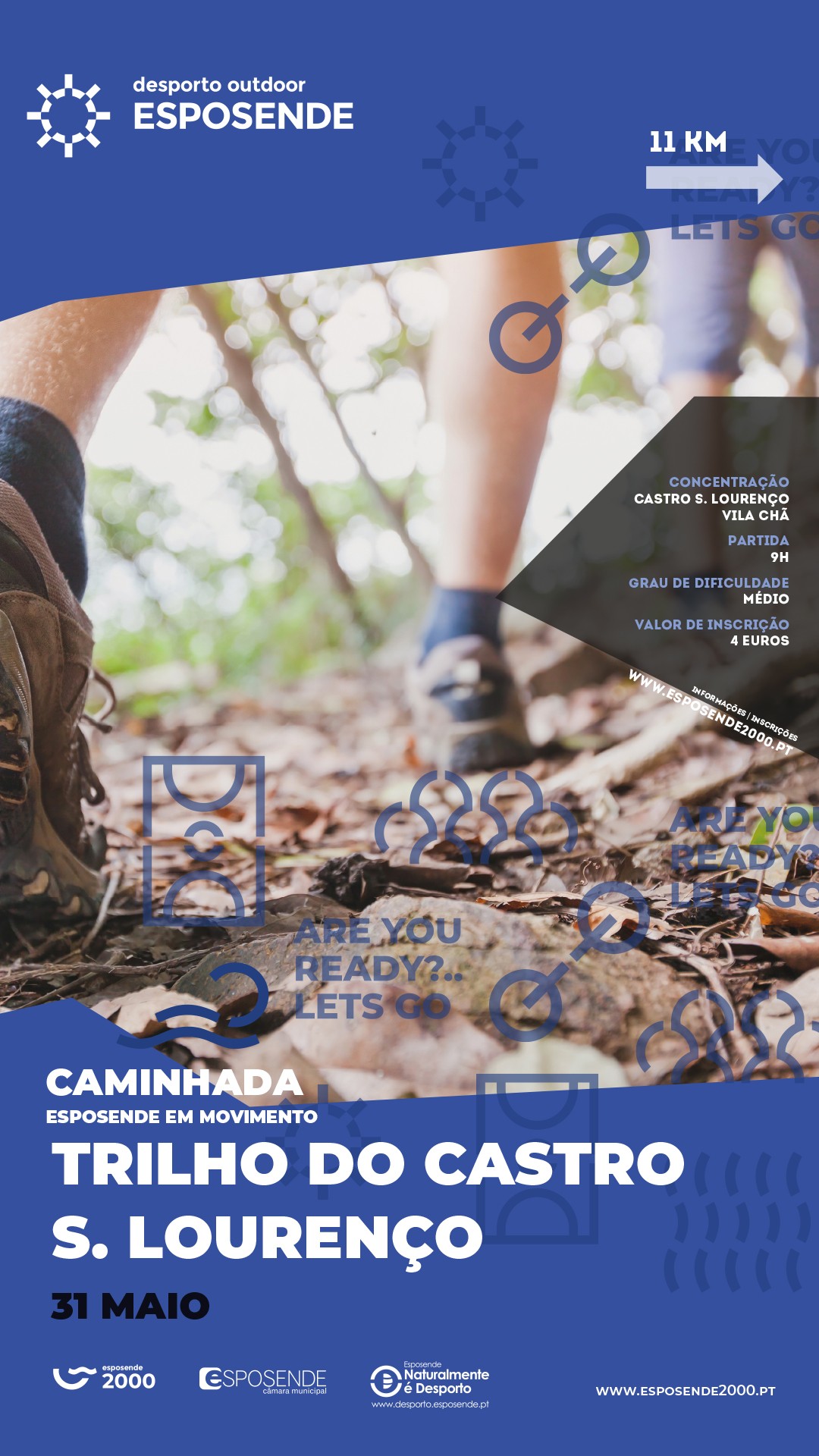 CAMINHADA  - TRILHO DO CASTRO  S. LOUREN�O