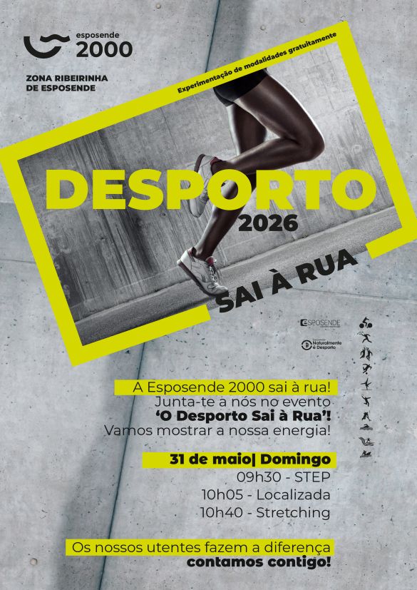 O DESPORTO SAI � RUA -  AULA DE STEP 