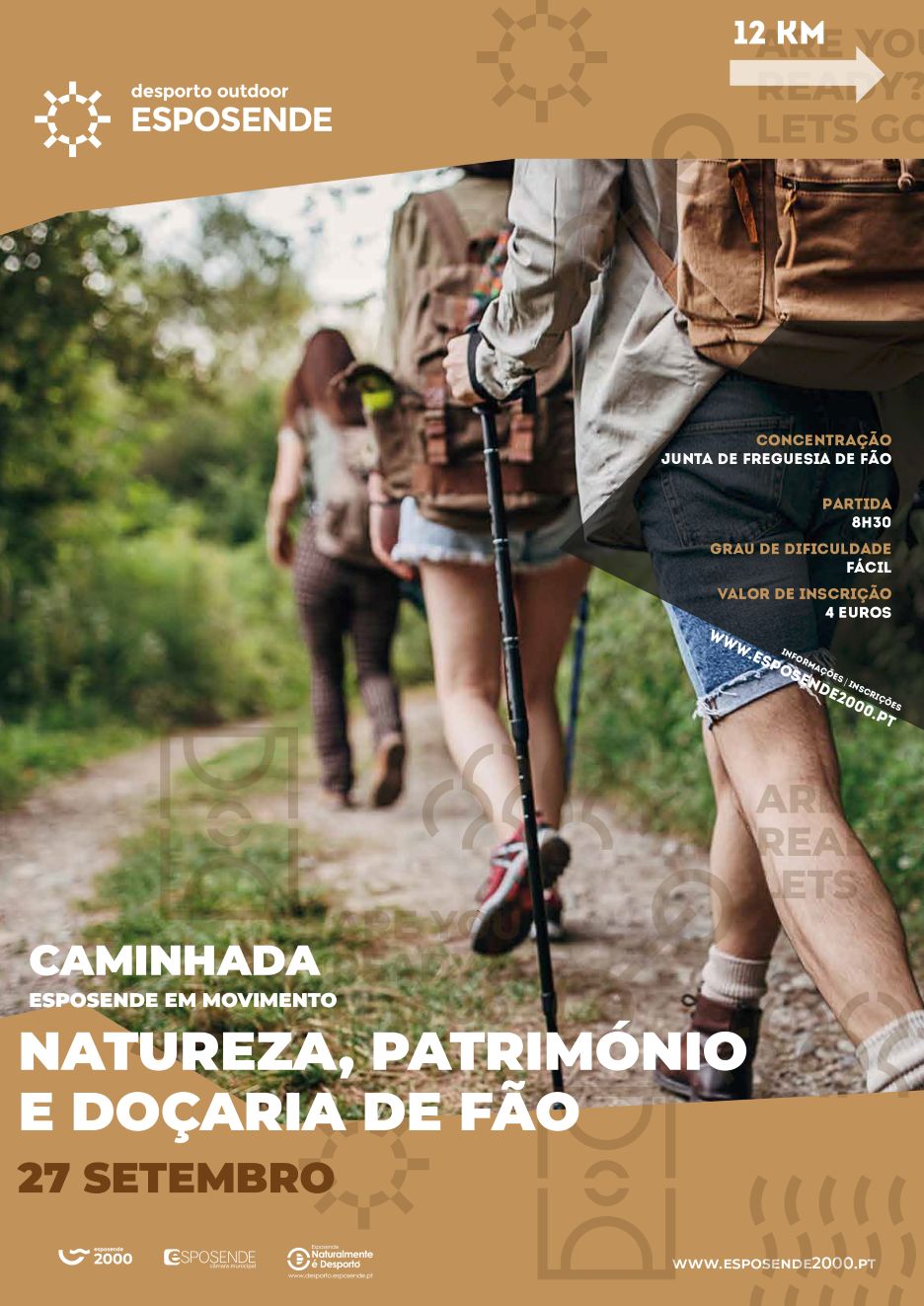 CAMINHADA  - NATUREZA, PATRIM�NIO E DO�ARIA DE F�O
